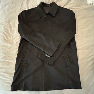 Ralph Lauren charcoal grey woolen overcoat jacket (sz 46 reg)